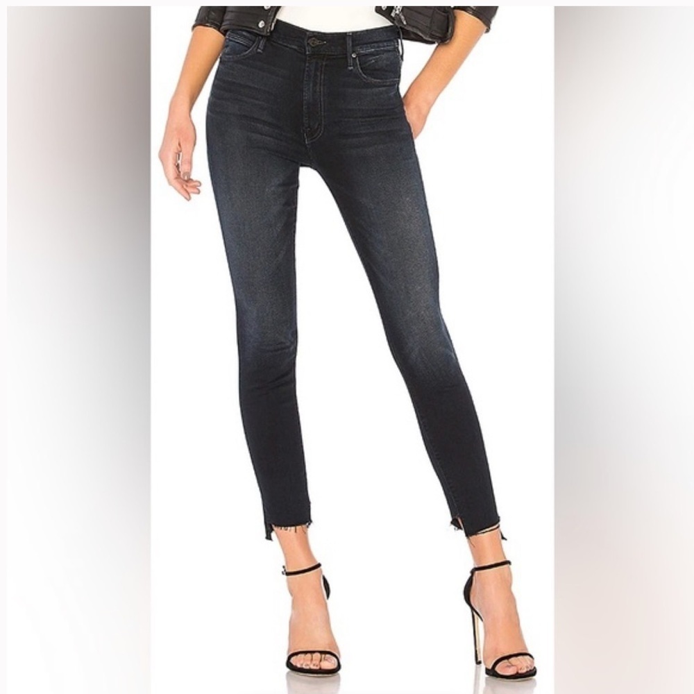 Mother The Stunner Zip Two Step Fray Skinny Jeans in Last Call Size 23